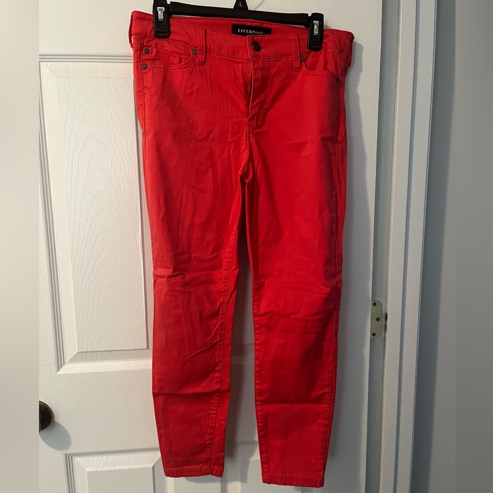 Women's Red Jeans